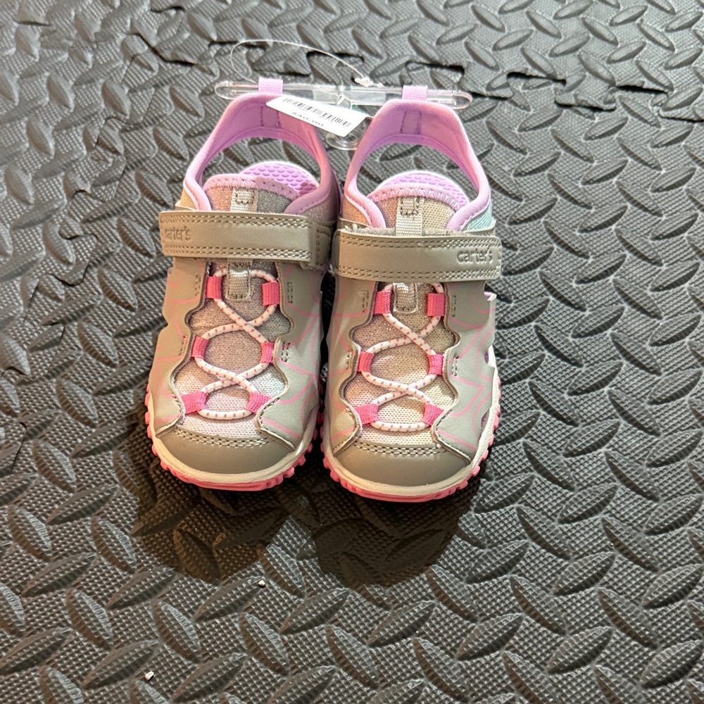Carters Toddler Kwando Sport Sandal Gray 10 NEW